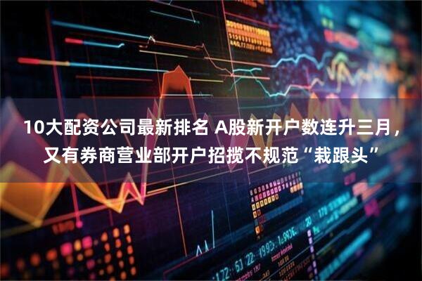 10大配资公司最新排名 A股新开户数连升三月，又有券商营业部开户招揽不规范“栽跟头”
